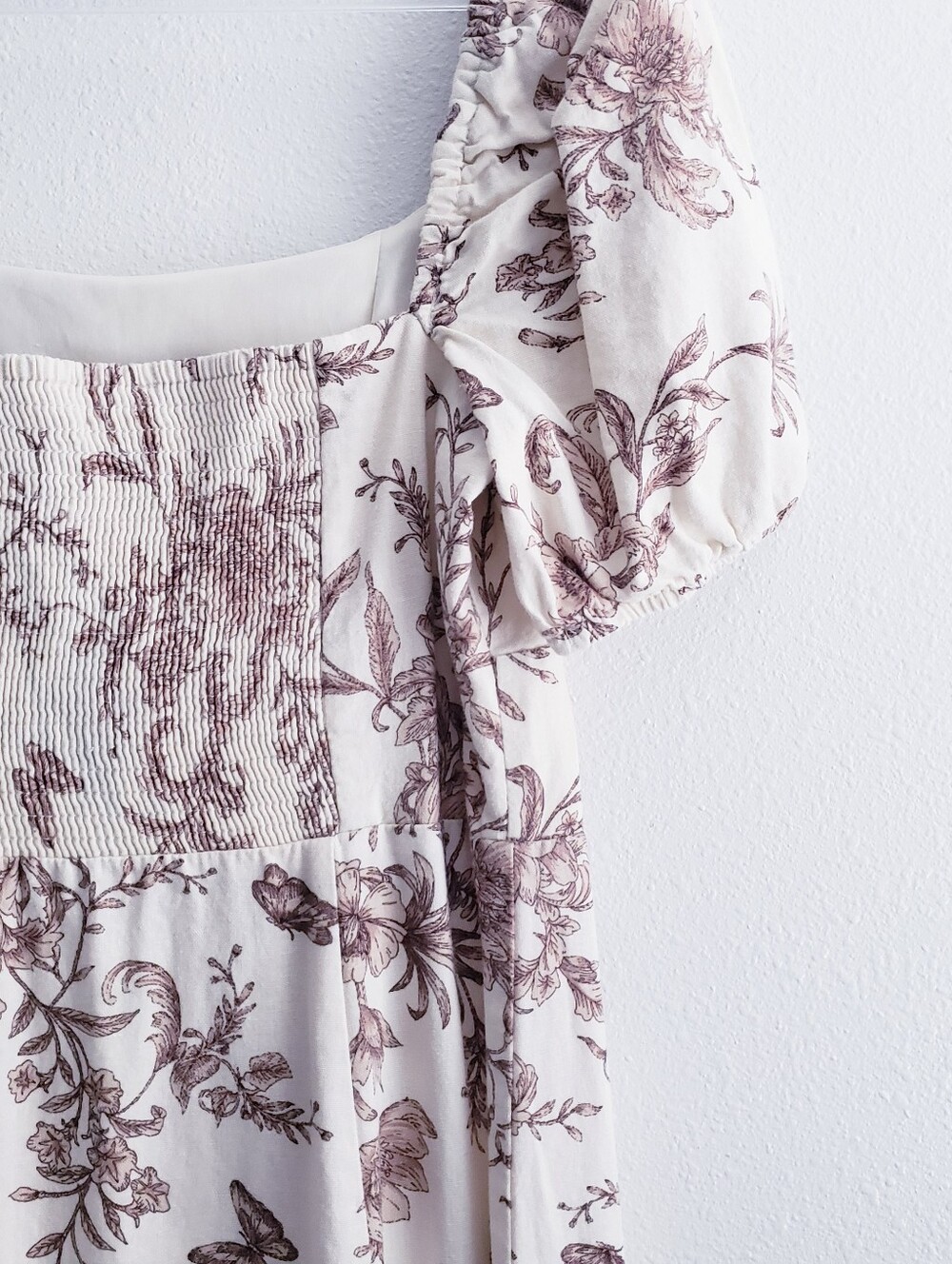London Times Floral Folk Lore Maxi Dress - Picture 9 of 11
